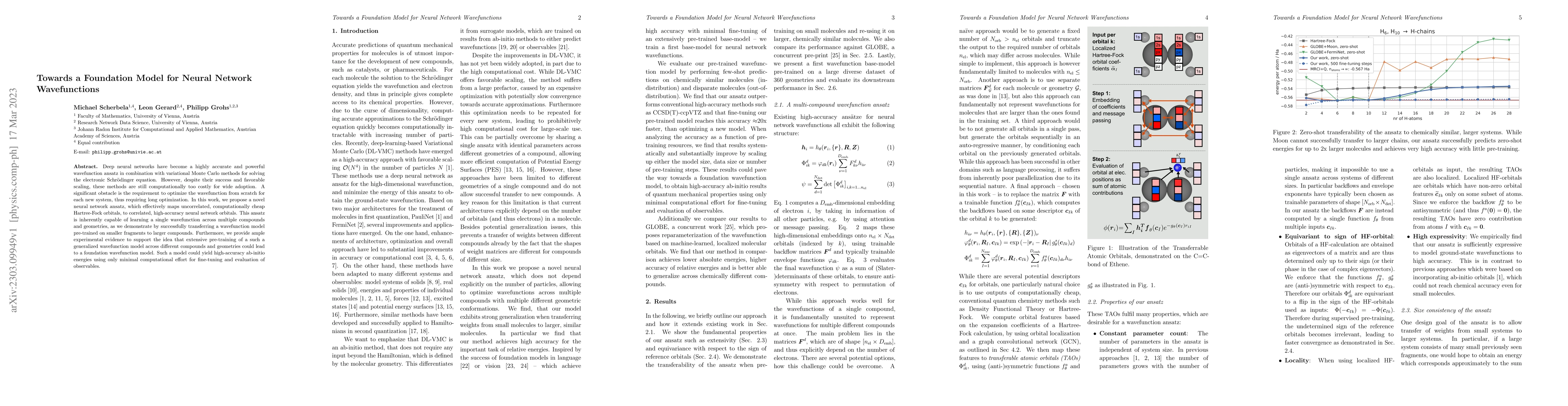 Thumbnail for Towards a Foundation Model for Neural Network Wavefunctions