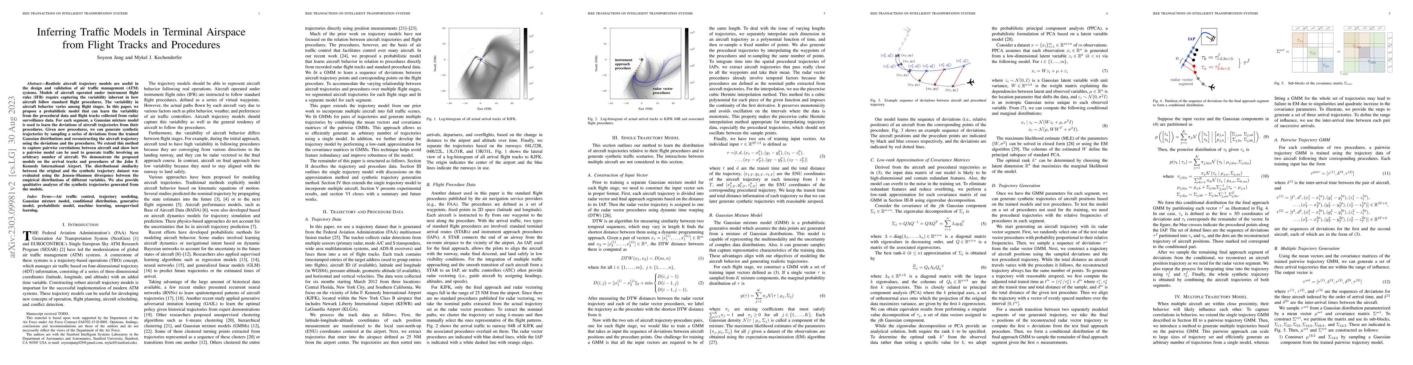 Thumbnail for Inferring Traffic Models in Terminal Airspace from Flight Tracks and
  Procedures