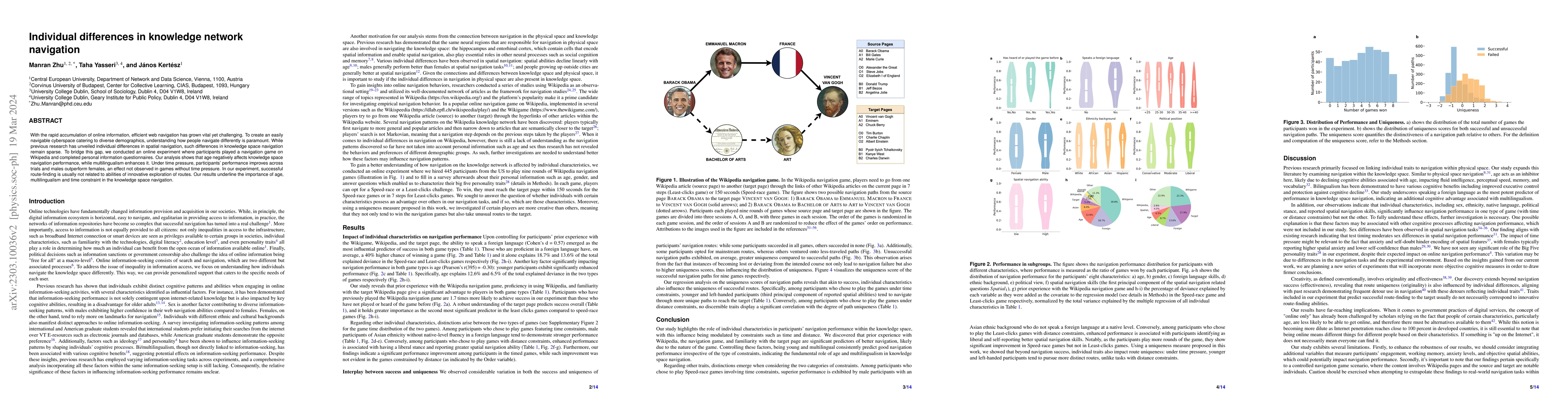 Thumbnail for Individual differences in knowledge network navigation