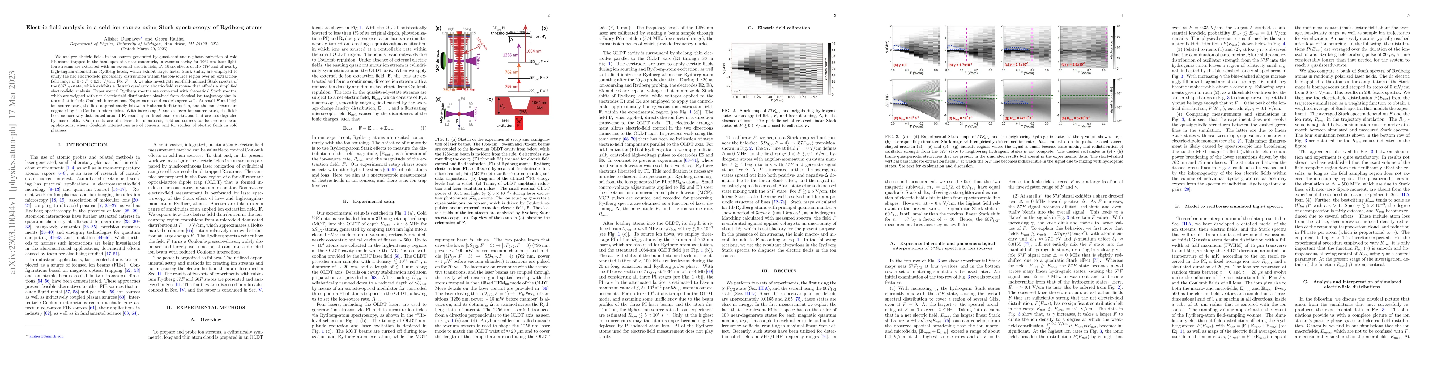 Thumbnail for Electric field analysis in a cold-ion source using Stark spectroscopy of
  Rydberg atoms