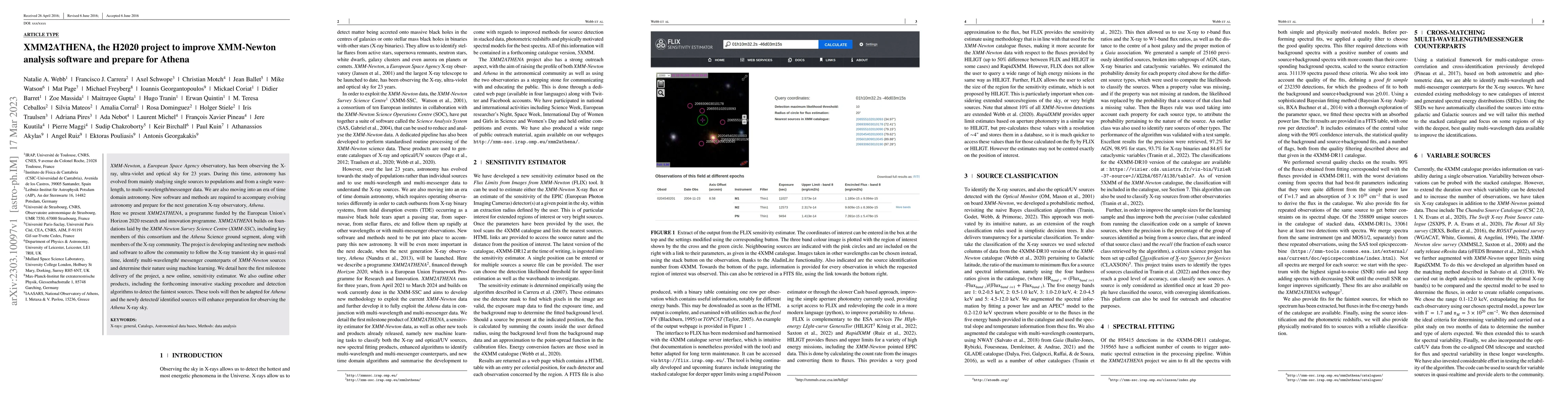 Thumbnail for XMM2ATHENA, the H2020 project to improve XMM-Newton analysis software
  and prepare for Athena