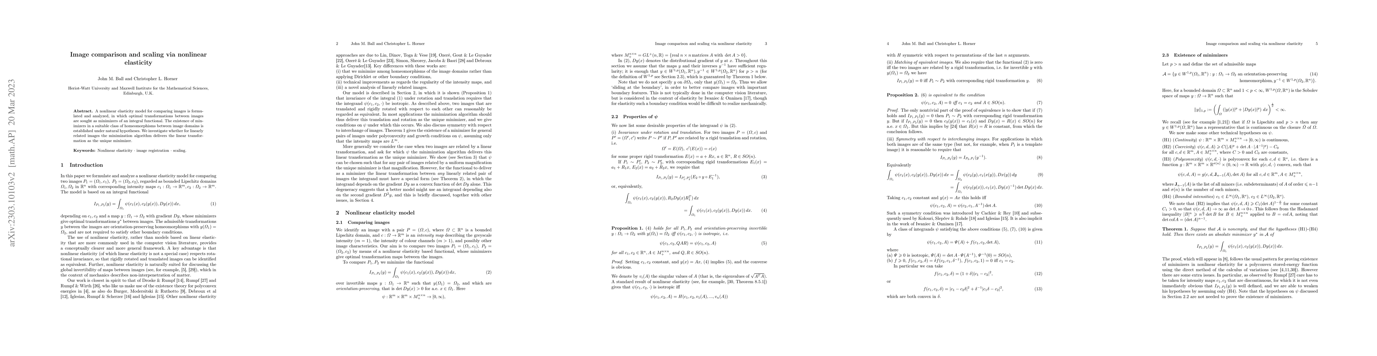 Thumbnail for Image comparison and scaling via nonlinear elasticity
