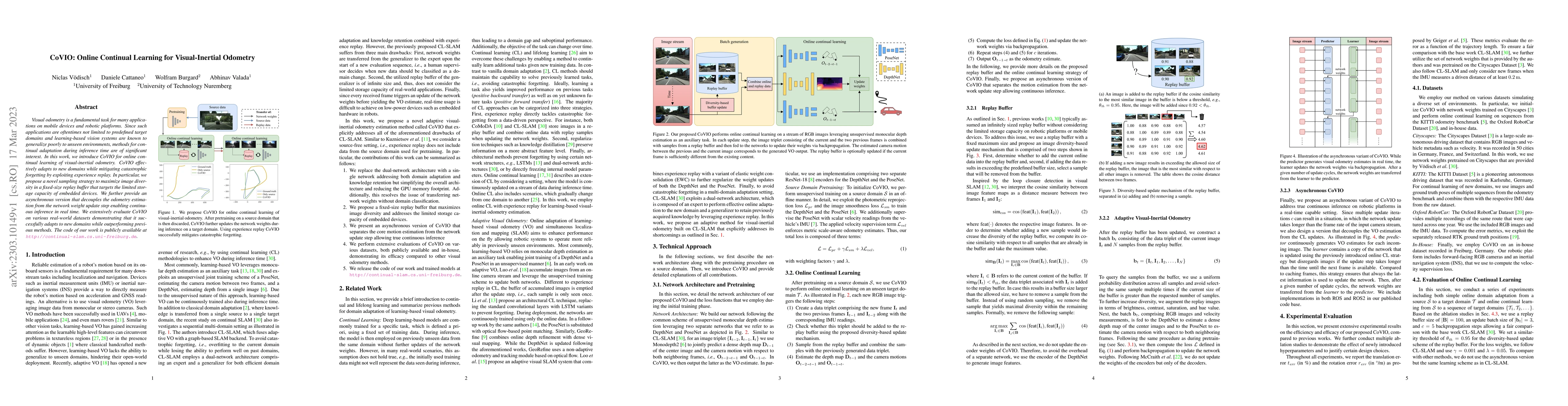 Thumbnail for CoVIO: Online Continual Learning for Visual-Inertial Odometry