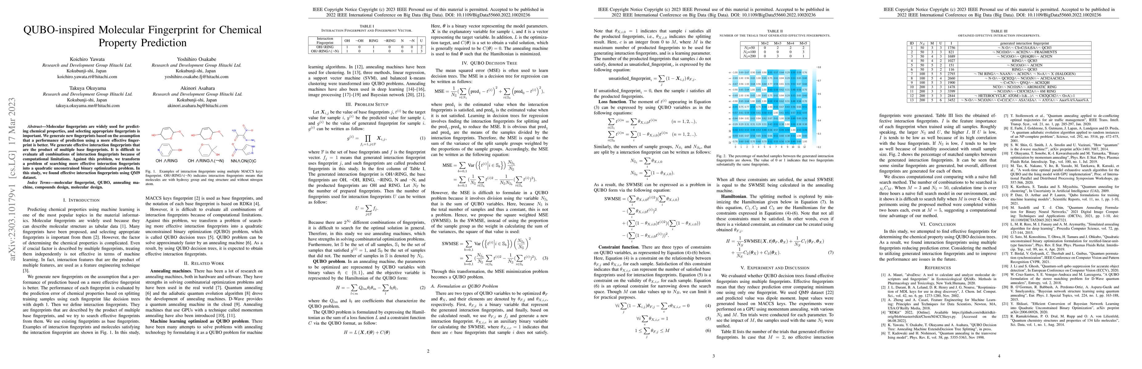 Thumbnail for QUBO-inspired Molecular Fingerprint for Chemical Property Prediction