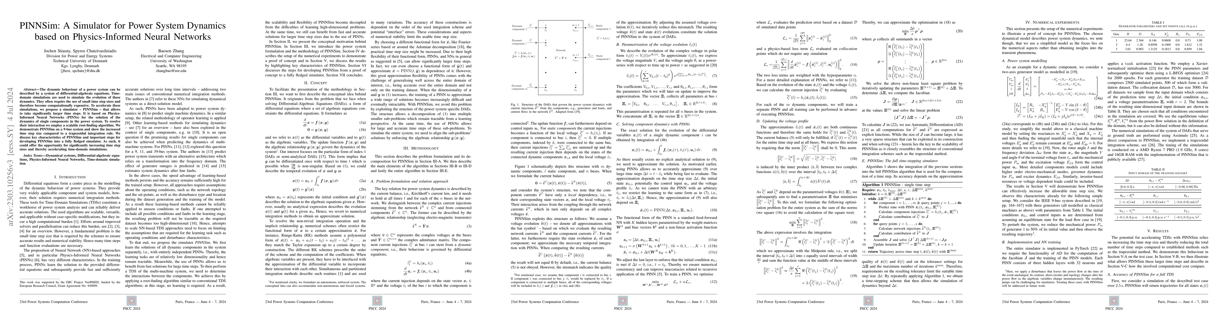 Thumbnail for PINNSim: A Simulator for Power System Dynamics based on Physics-Informed
  Neural Networks