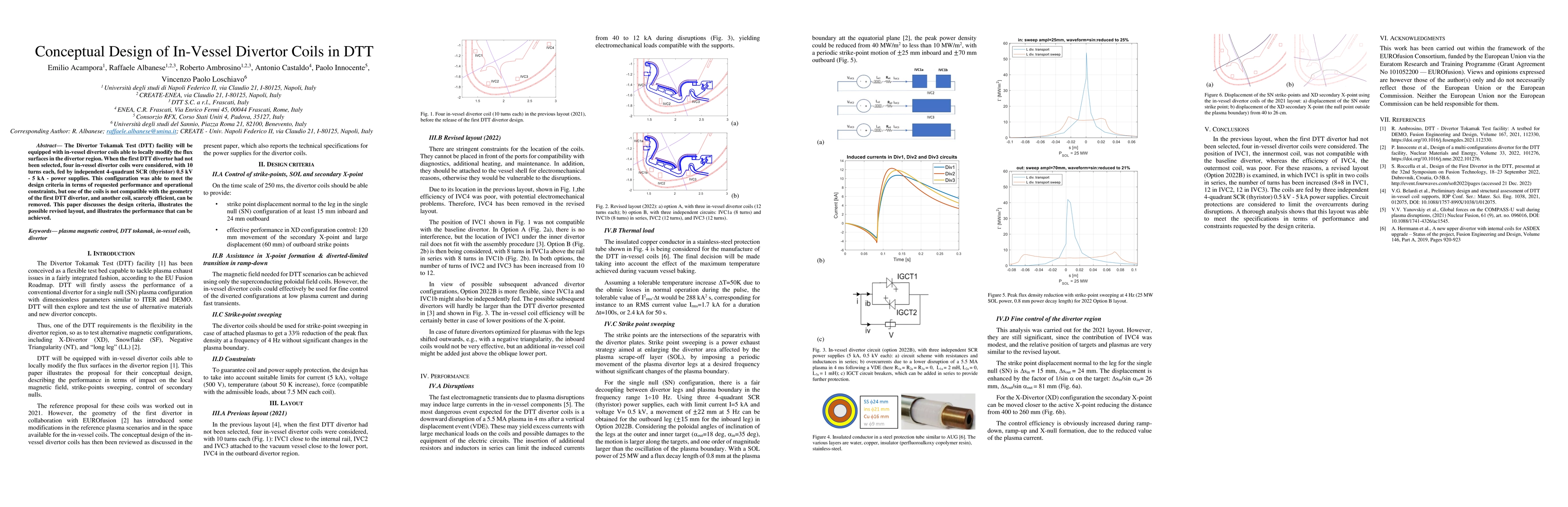 Thumbnail for Conceptual Design of In-Vessel Divertor Coils in DTT