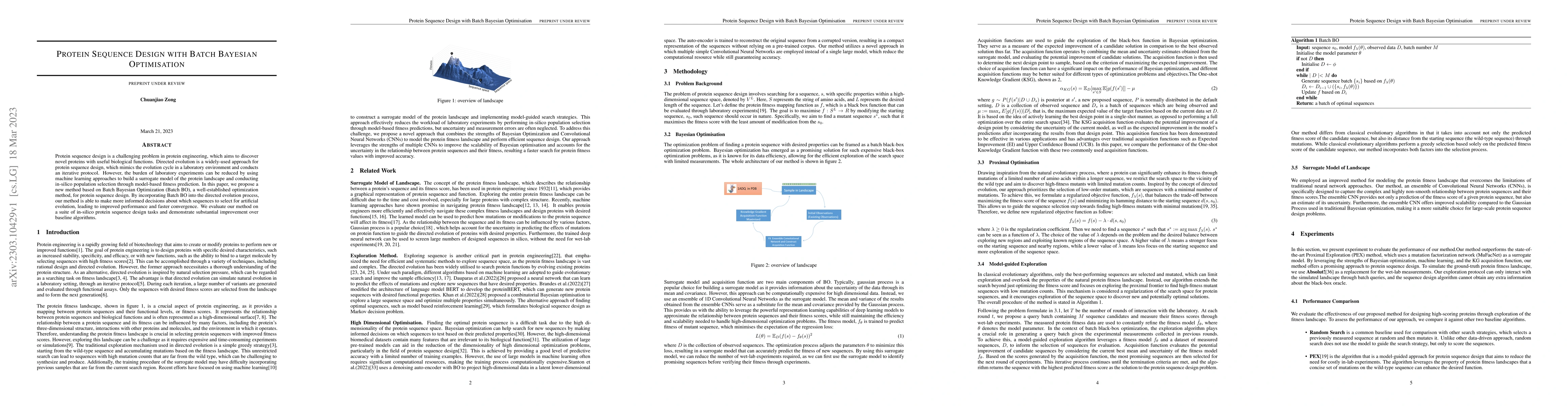 Thumbnail for Protein Sequence Design with Batch Bayesian Optimisation