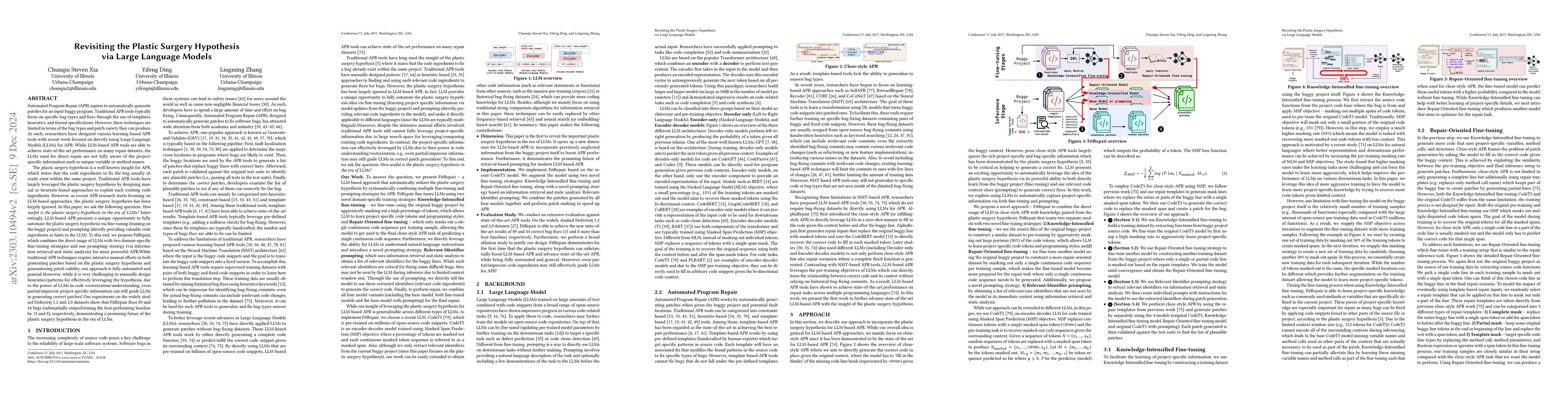 Thumbnail for Revisiting the Plastic Surgery Hypothesis via Large Language Models
