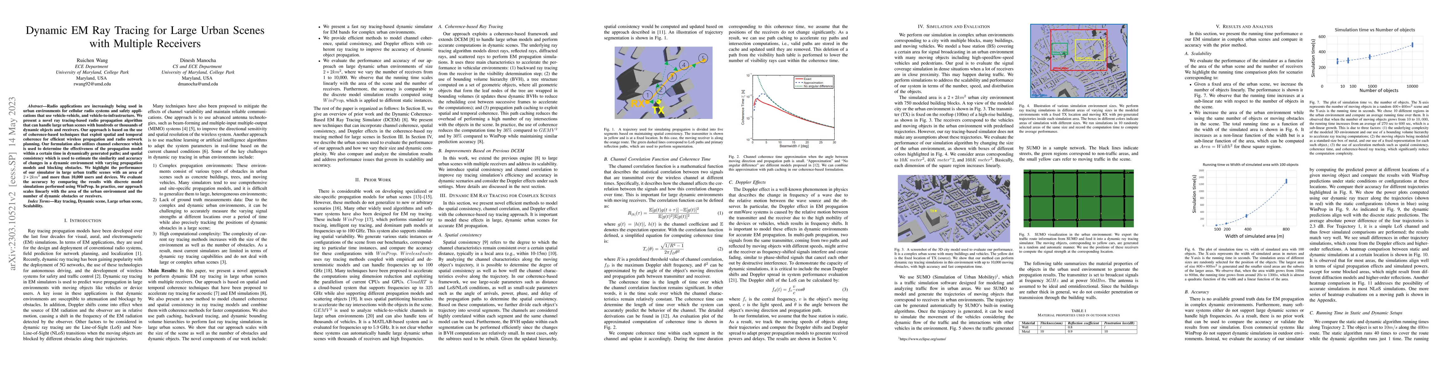 Thumbnail for Dynamic EM Ray Tracing for Large Urban Scenes with Multiple Receivers