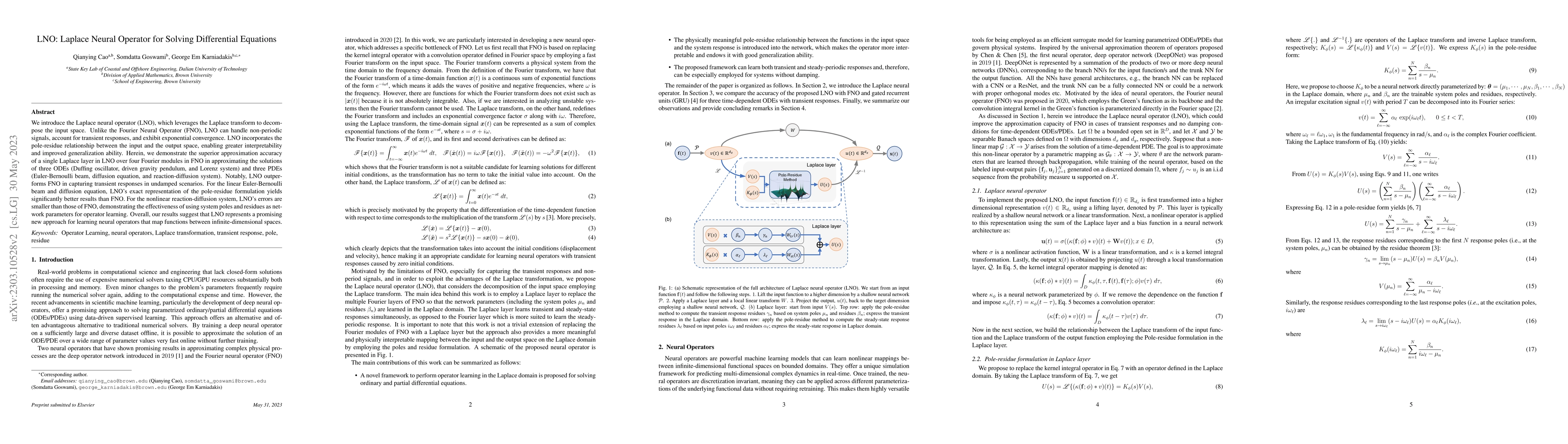 Thumbnail for LNO: Laplace Neural Operator for Solving Differential Equations