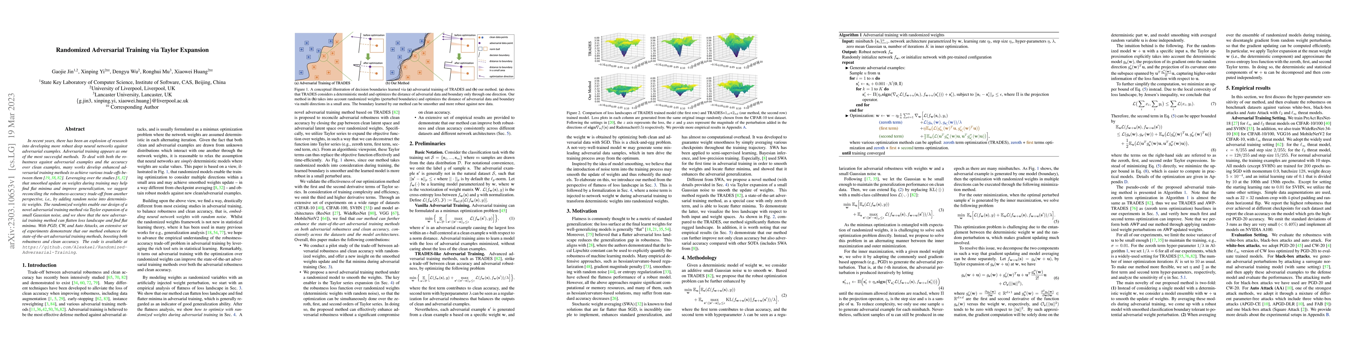 Thumbnail for Randomized Adversarial Training via Taylor Expansion