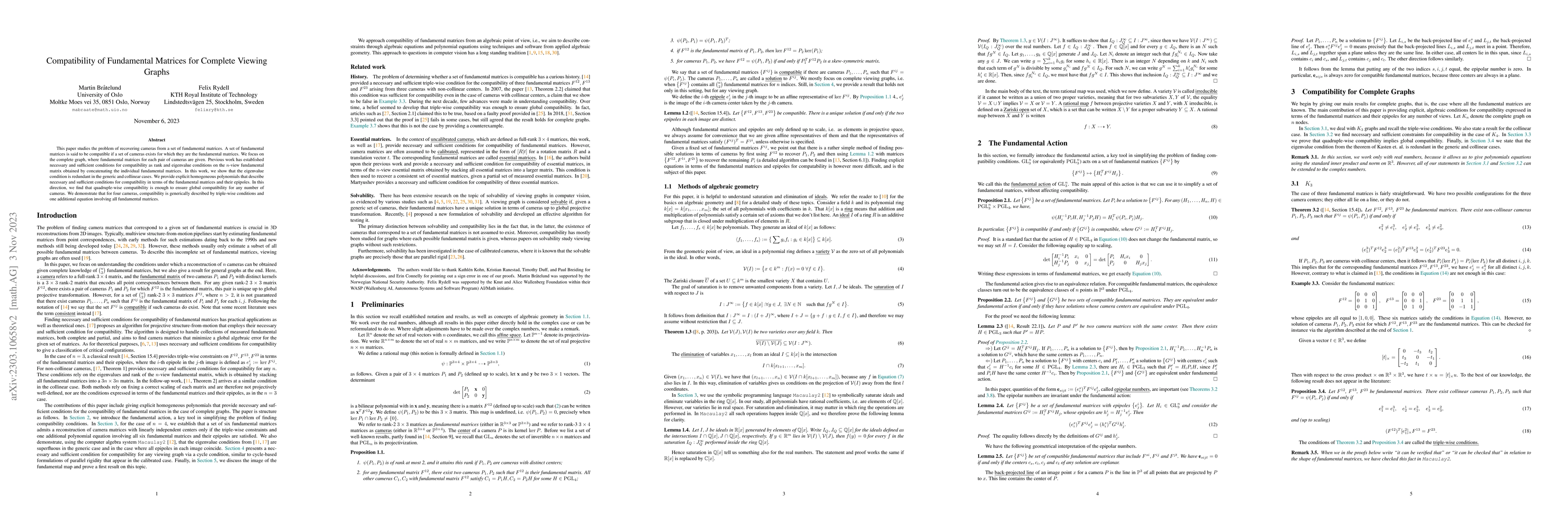 Thumbnail for Compatibility of Fundamental Matrices for Complete Viewing Graphs
