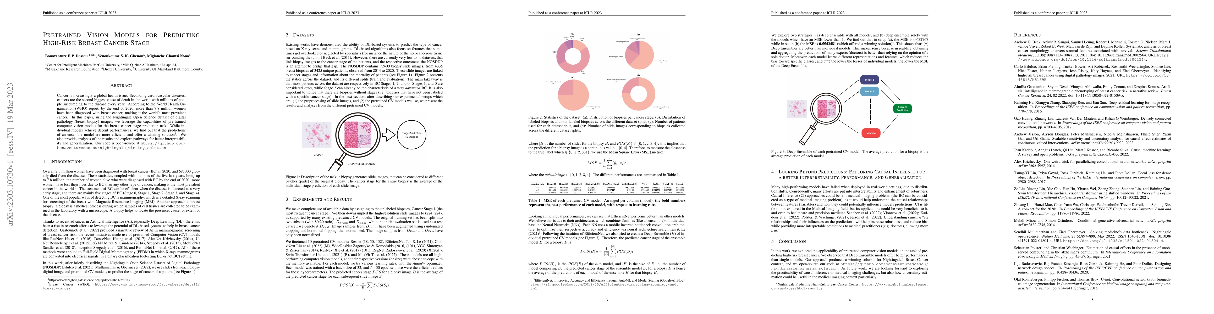 Thumbnail for Pretrained Vision Models for Predicting High-Risk Breast Cancer Stage