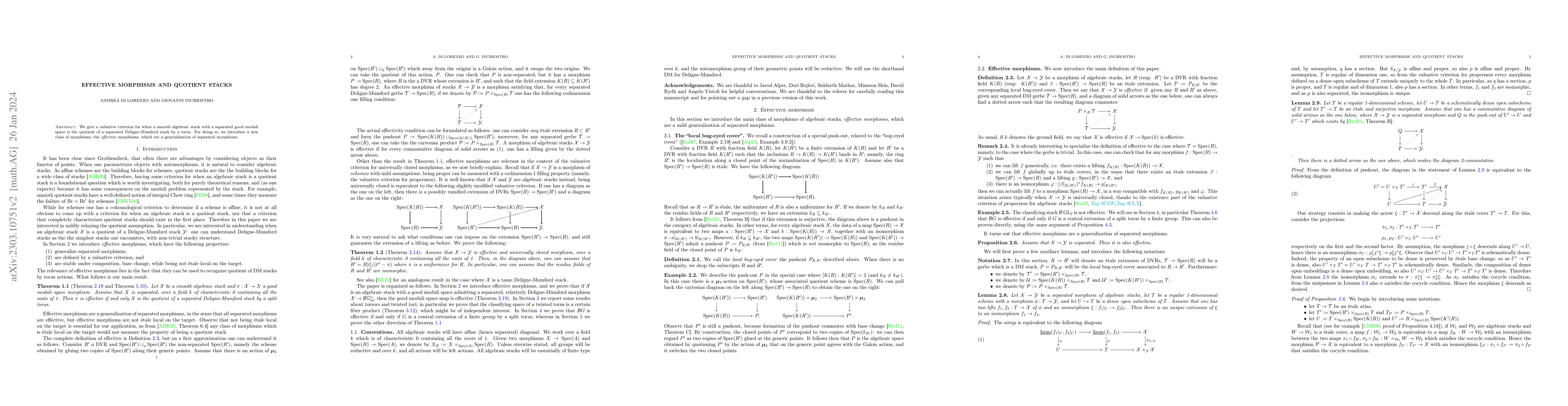 Thumbnail for Effective morphisms and quotient stacks