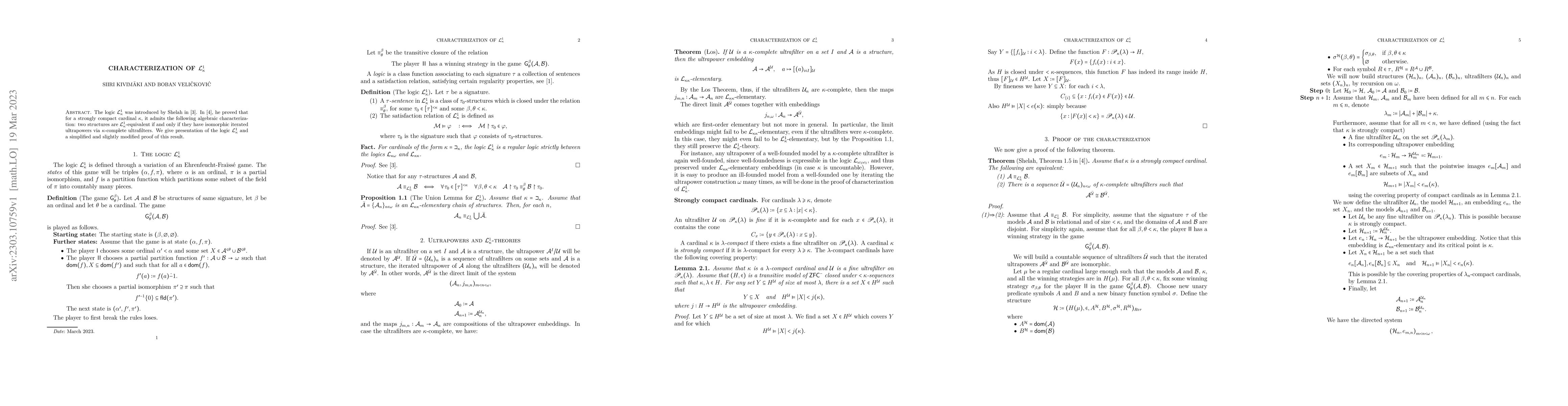 Thumbnail for Characterization of $\mathcal L^1_\kappa$