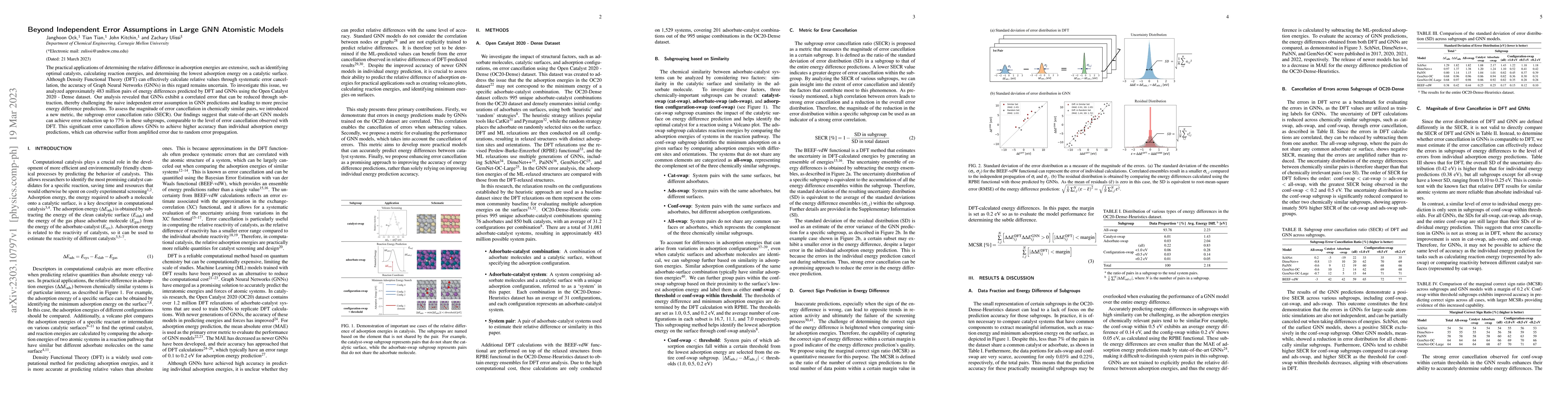 Thumbnail for Beyond Independent Error Assumptions in Large GNN Atomistic Models