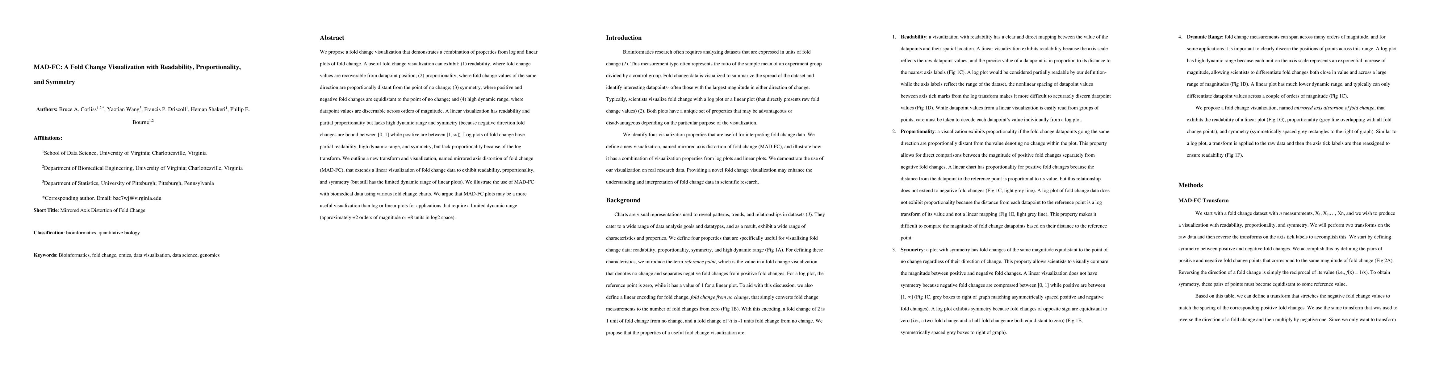 Thumbnail for MAD-FC: A Fold Change Visualization with Readability, Proportionality,
  and Symmetry