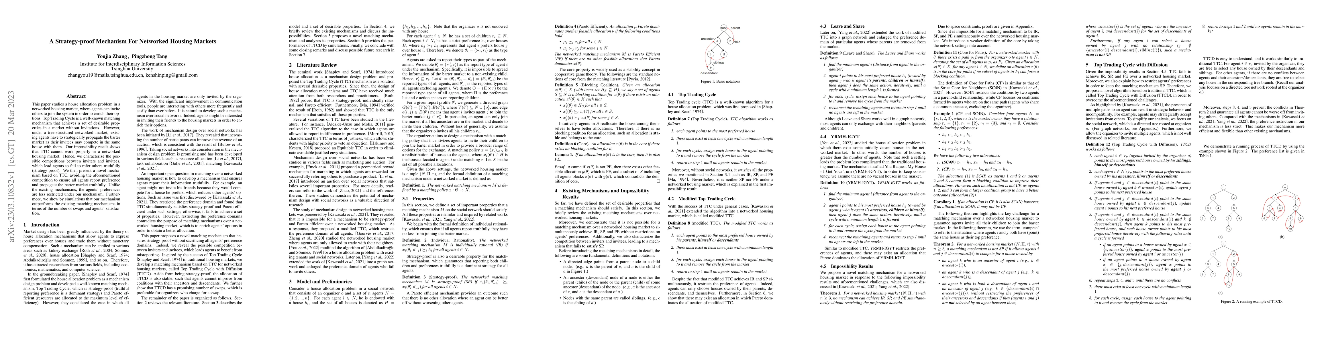 Thumbnail for A Strategy-proof Mechanism For Networked Housing Markets