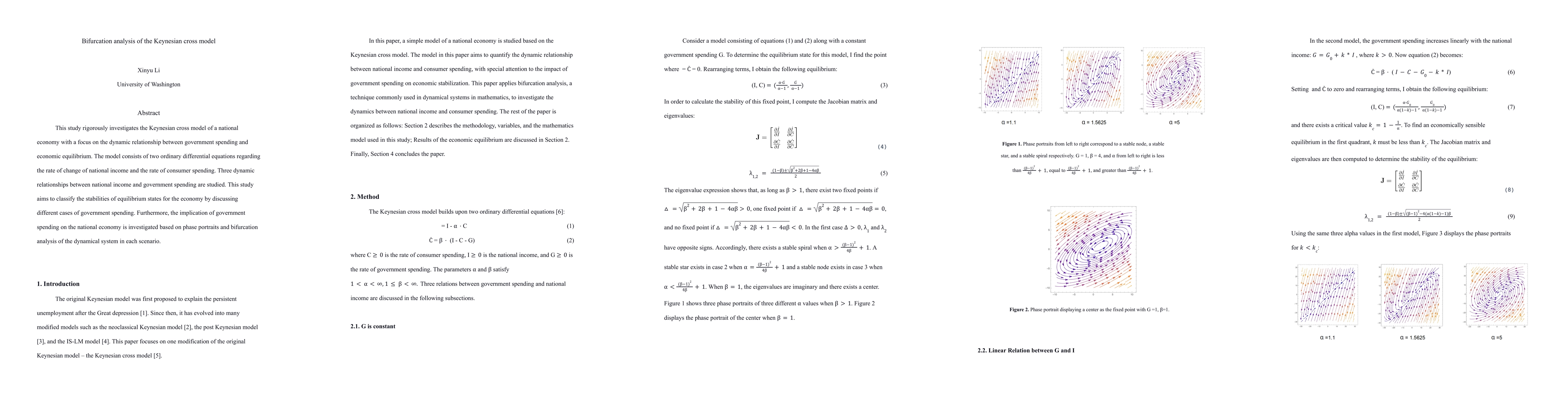 Thumbnail for Bifurcation analysis of the Keynesian cross model