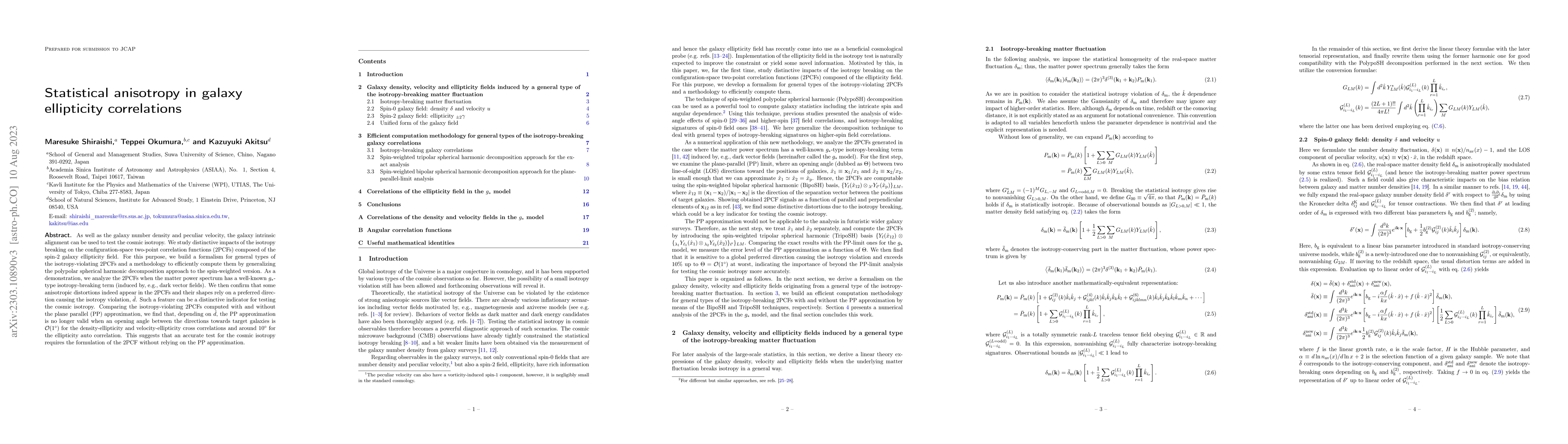 Thumbnail for Statistical anisotropy in galaxy ellipticity correlations