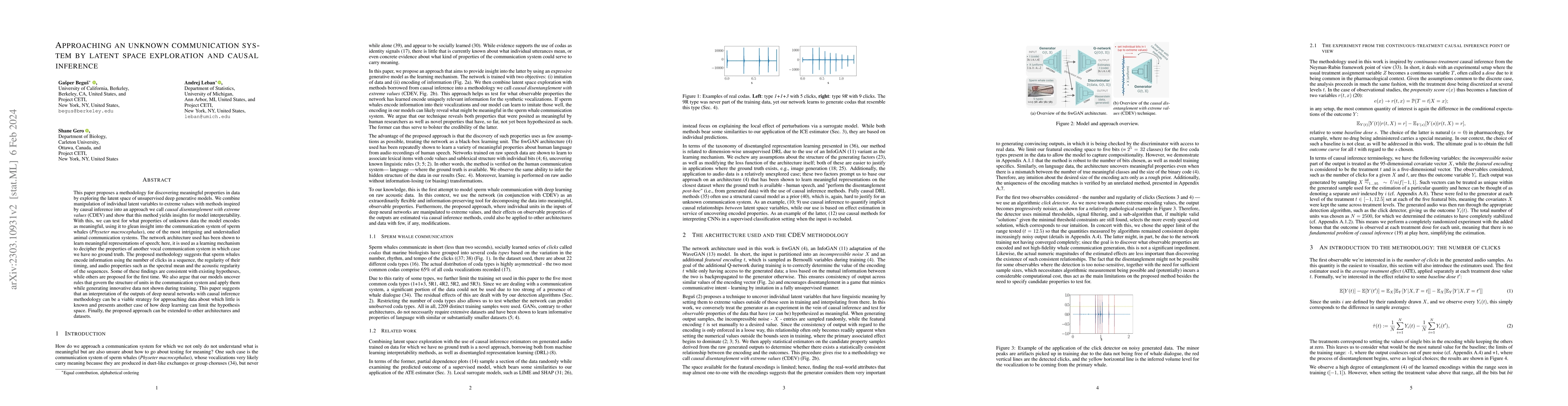Thumbnail for Approaching an unknown communication system by latent space exploration
  and causal inference
