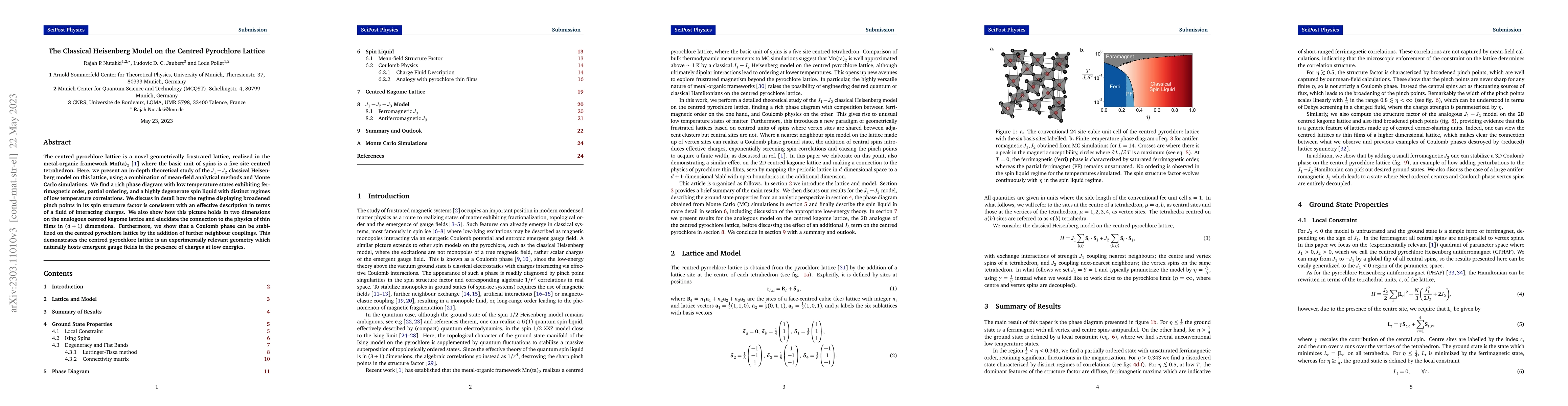 Thumbnail for The Classical Heisenberg Model on the Centred Pyrochlore Lattice