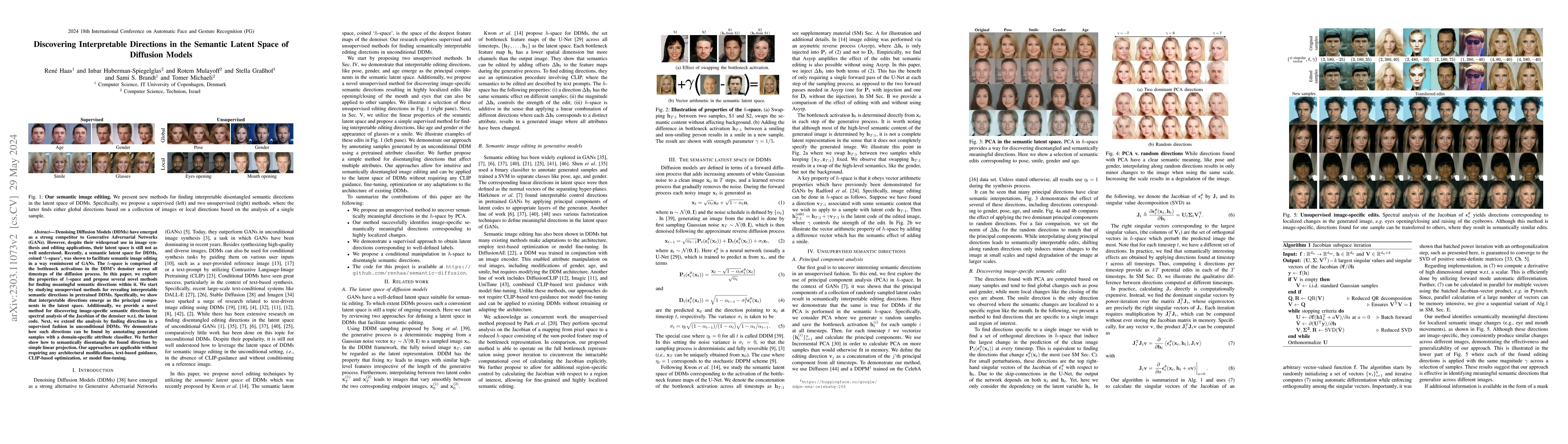 Thumbnail for Discovering Interpretable Directions in the Semantic Latent Space of
  Diffusion Models