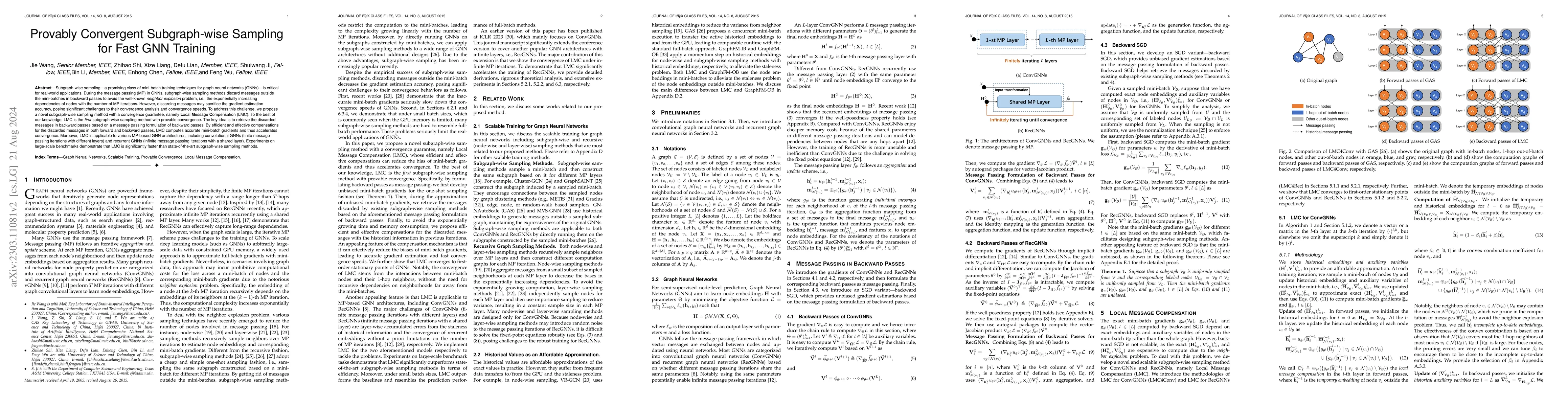 Thumbnail for Provably Convergent Subgraph-wise Sampling for Fast GNN Training