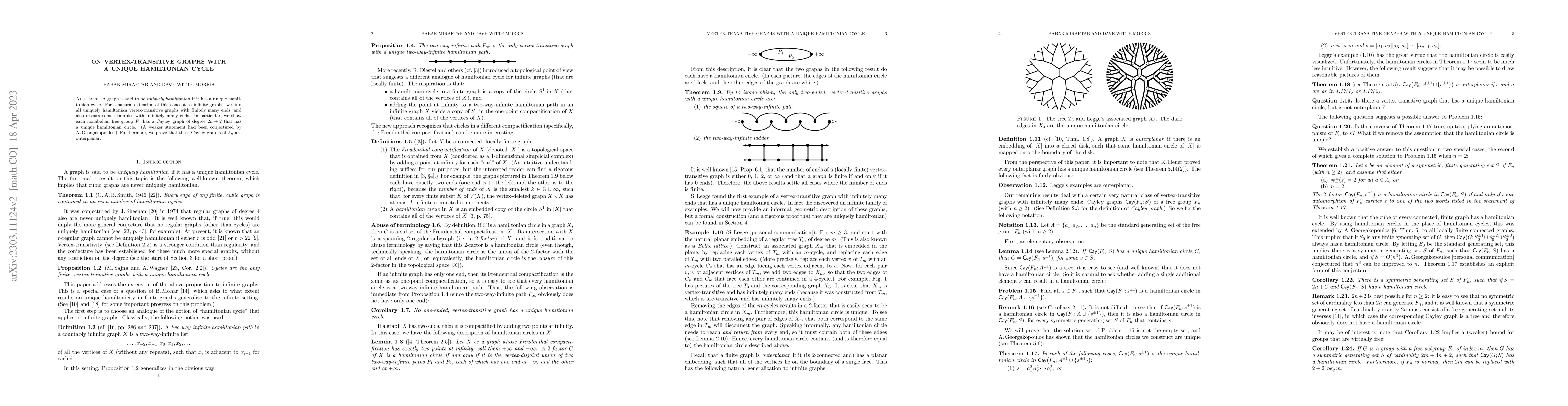 Thumbnail for On vertex-transitive graphs with a unique hamiltonian cycle