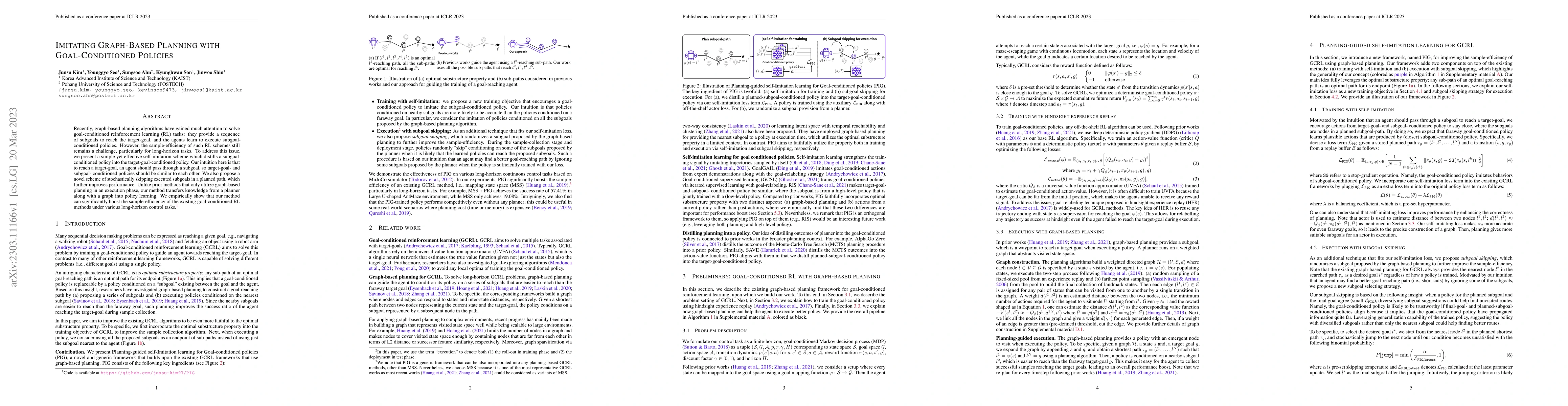 Thumbnail for Imitating Graph-Based Planning with Goal-Conditioned Policies