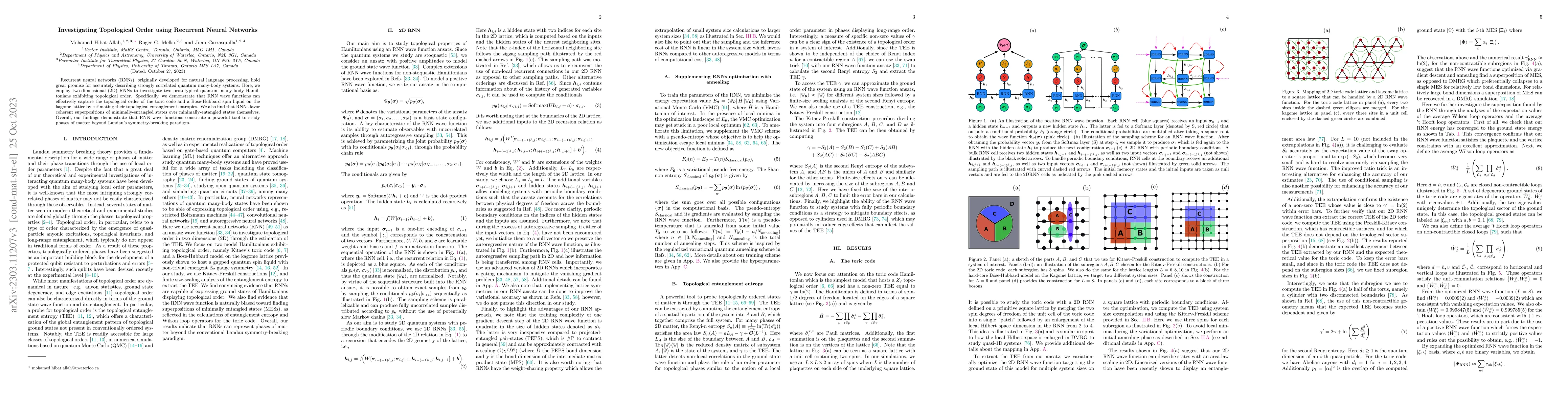 Thumbnail for Investigating Topological Order using Recurrent Neural Networks