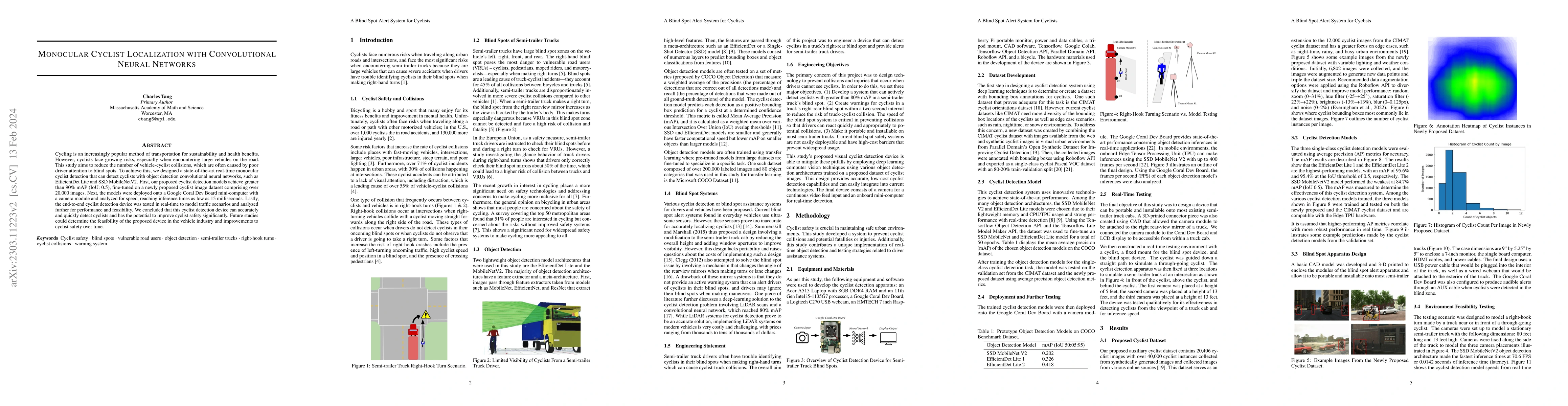 Thumbnail for Monocular Cyclist Detection with Convolutional Neural Networks