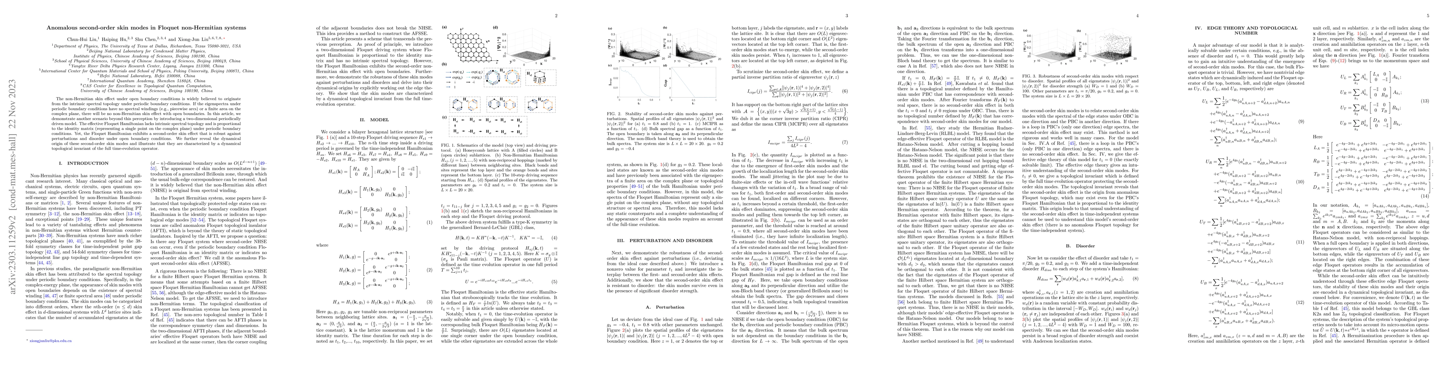 Thumbnail for Anomalous second-order skin modes in Floquet non-Hermitian systems