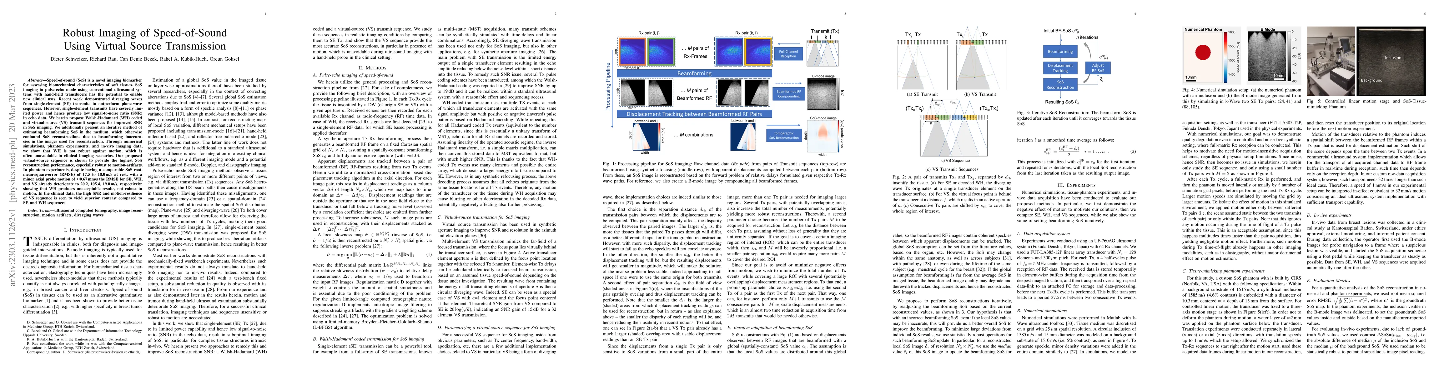 Thumbnail for Robust Imaging of Speed-of-Sound Using Virtual Source Transmission