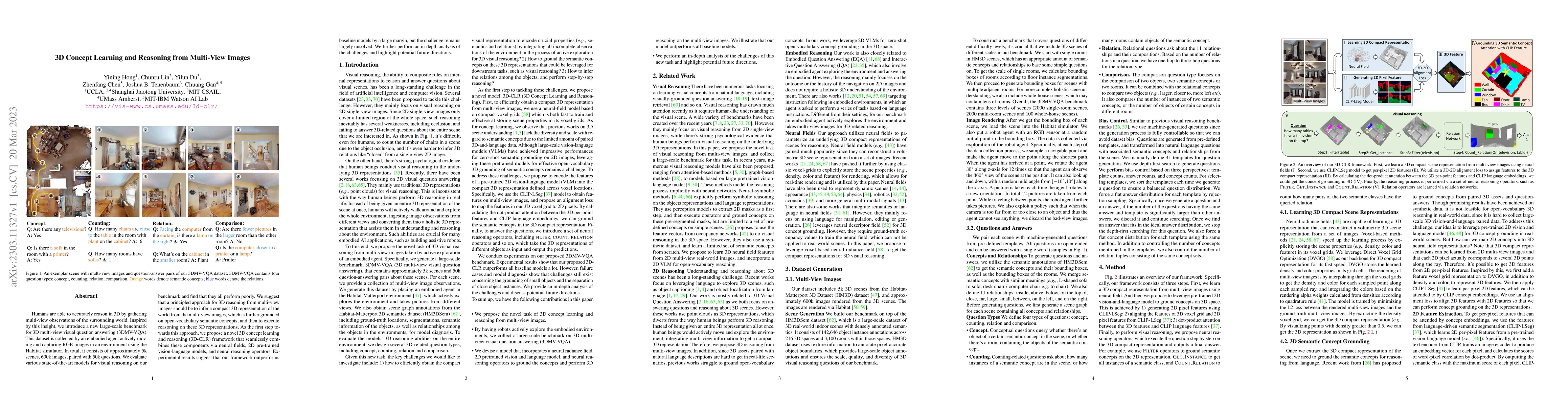 Thumbnail for 3D Concept Learning and Reasoning from Multi-View Images