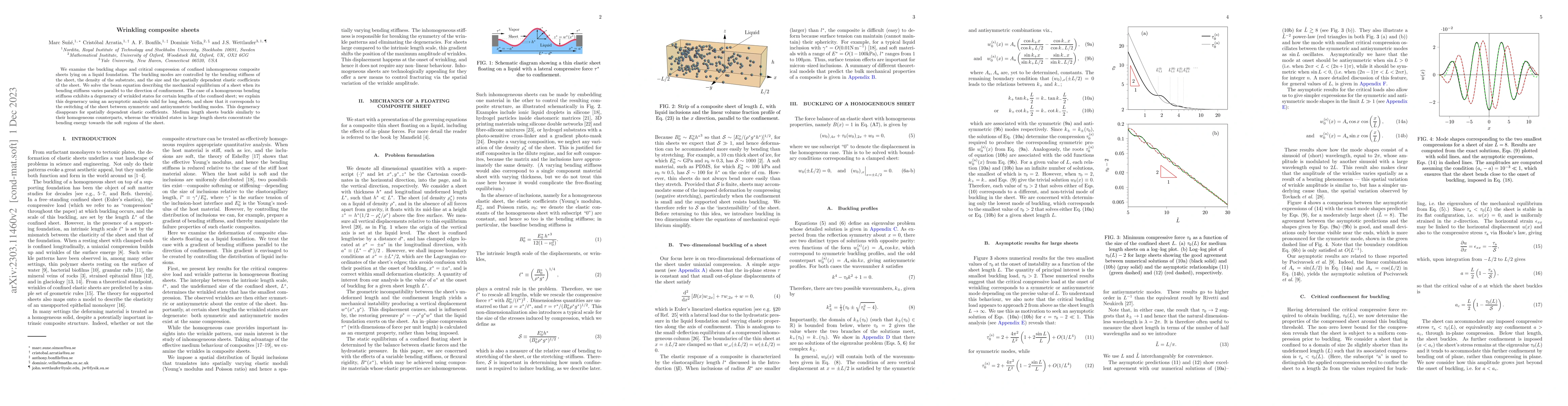 Thumbnail for Wrinkling composite sheets