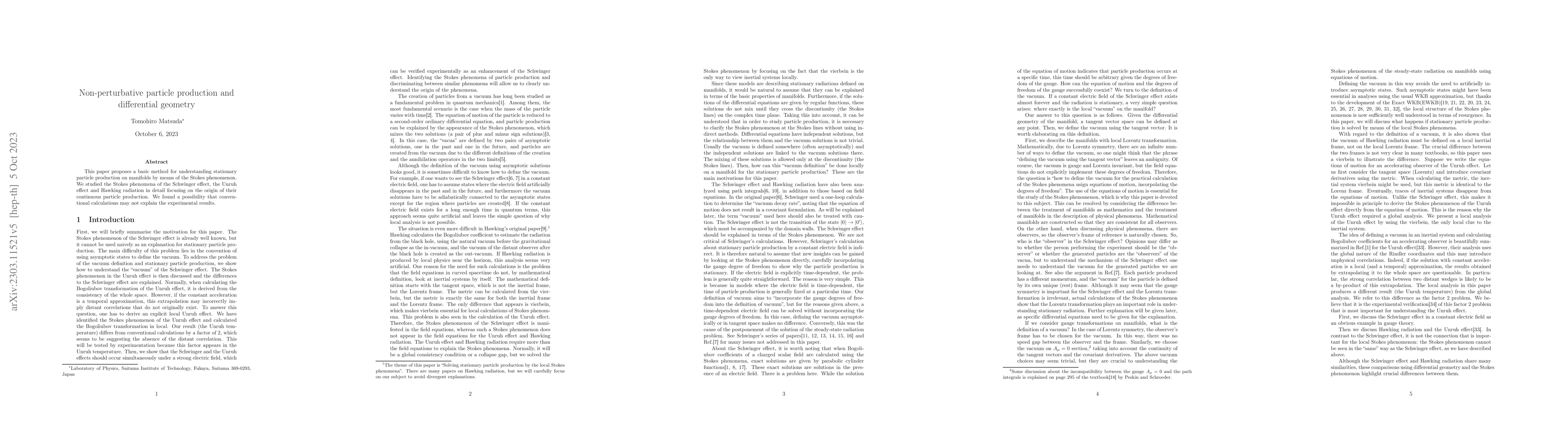 Thumbnail for Non-perturbative particle production and differential geometry
