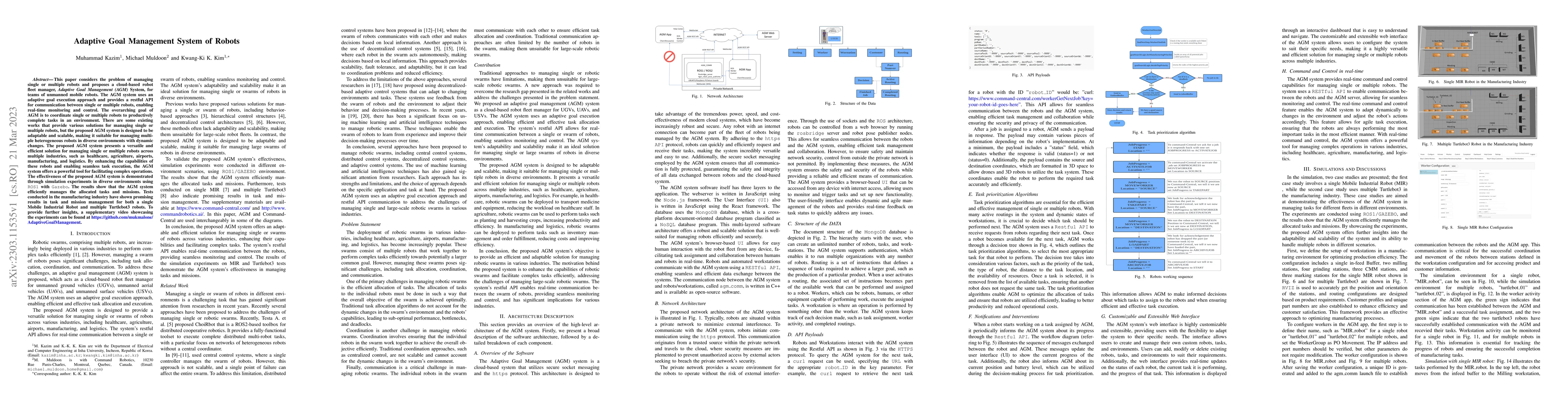 Thumbnail for Adaptive Goal Management System of Robots
