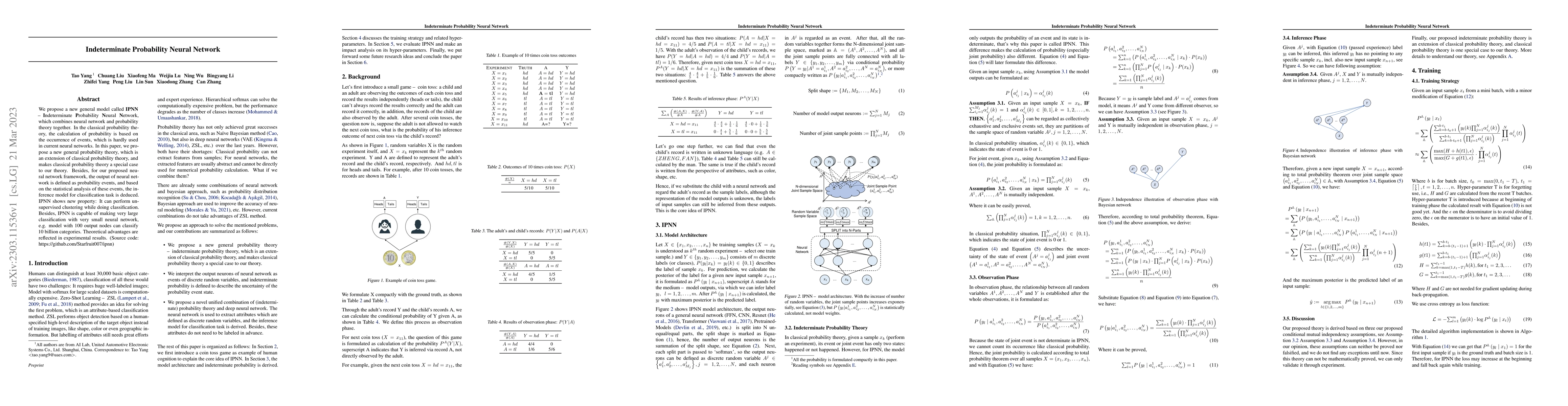 Thumbnail for Indeterminate Probability Neural Network