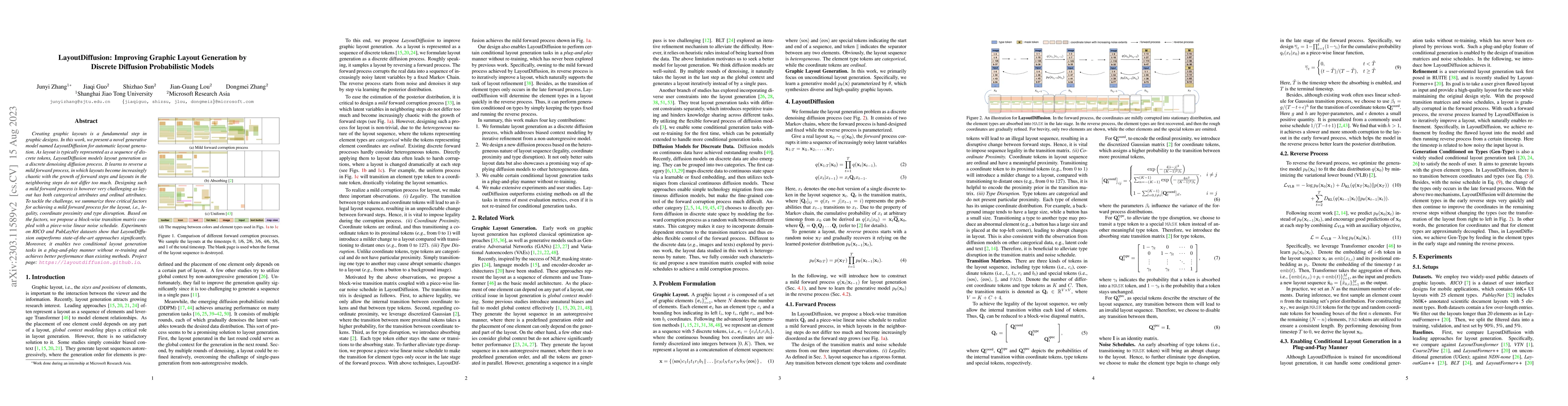 Thumbnail for LayoutDiffusion: Improving Graphic Layout Generation by Discrete
  Diffusion Probabilistic Models