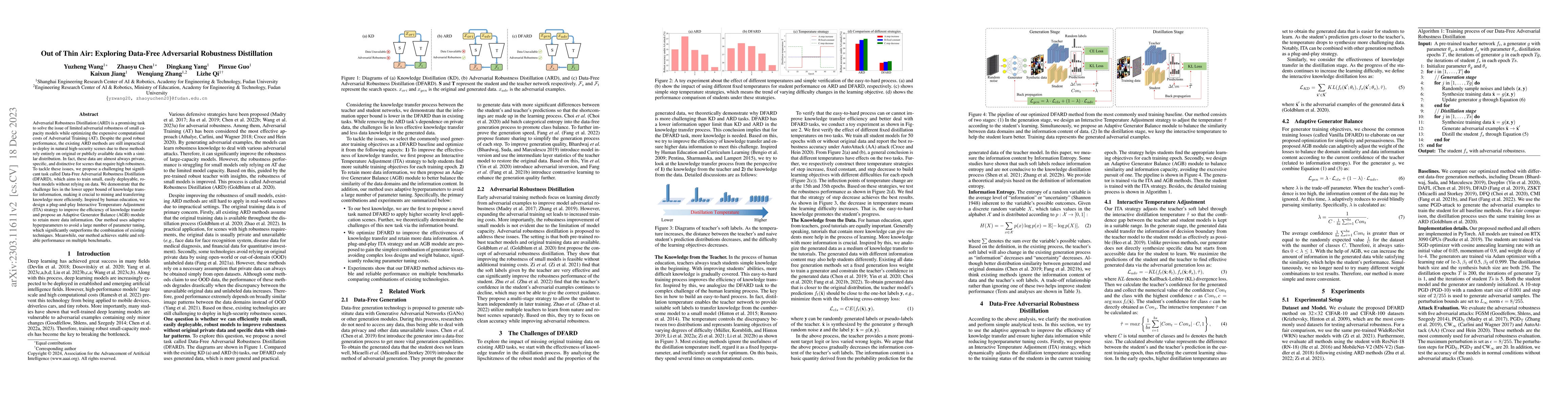 Thumbnail for Out of Thin Air: Exploring Data-Free Adversarial Robustness Distillation
