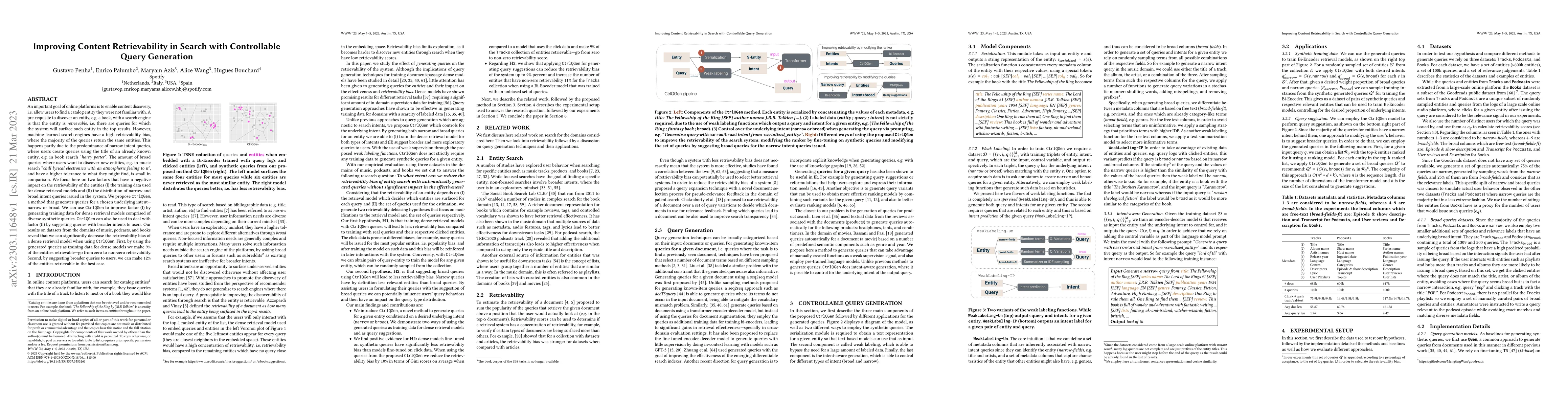 Thumbnail for Improving Content Retrievability in Search with Controllable Query
  Generation