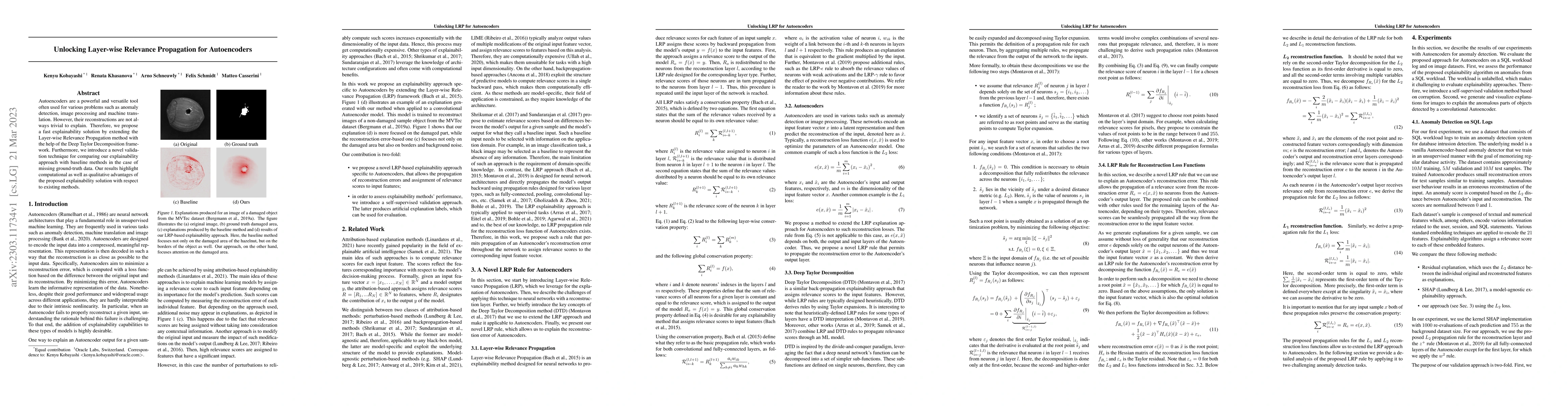 Thumbnail for Unlocking Layer-wise Relevance Propagation for Autoencoders