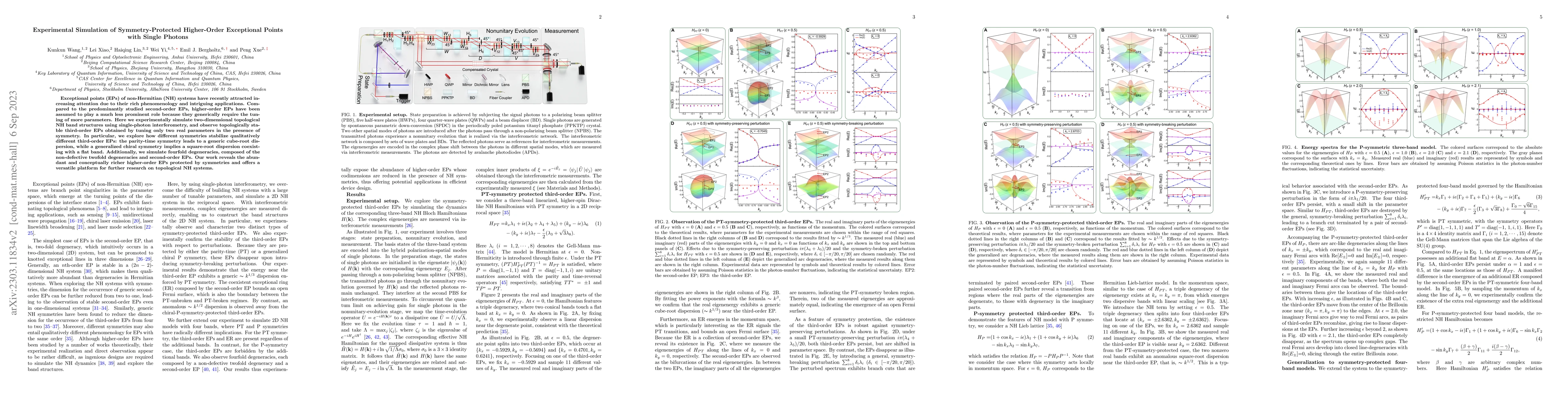 Thumbnail for Experimental Simulation of Symmetry-Protected Higher-Order Exceptional
  Points with Single Photons