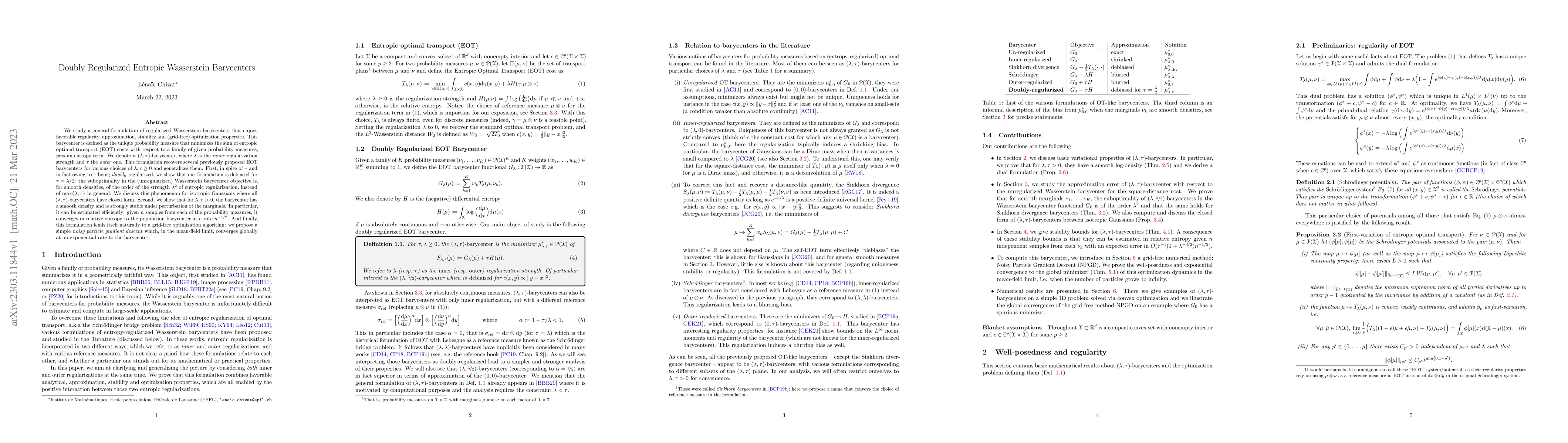 Thumbnail for Doubly Regularized Entropic Wasserstein Barycenters