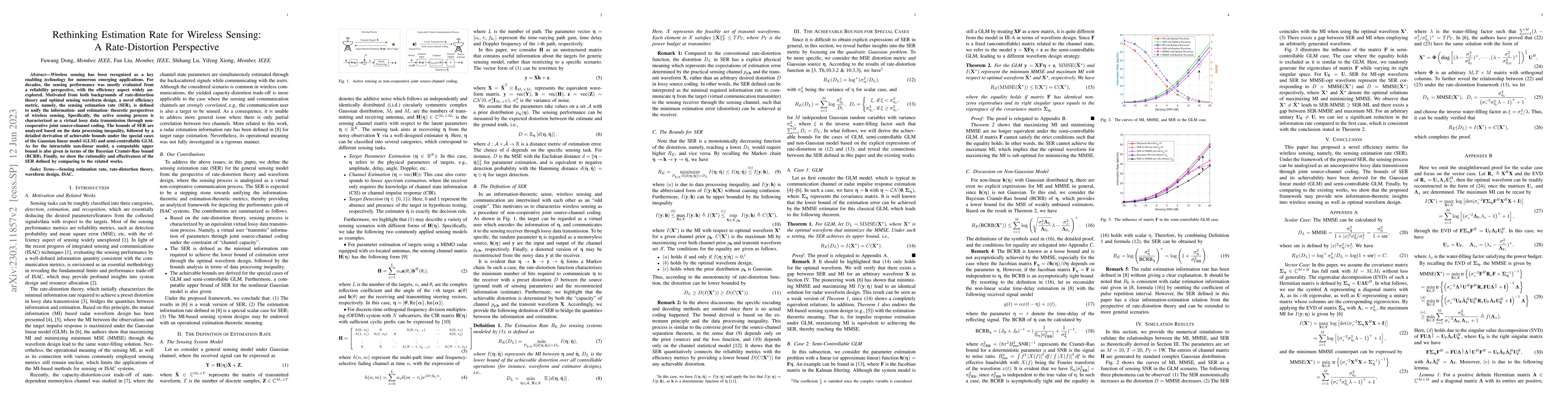Thumbnail for Rethinking Estimation Rate for Wireless Sensing: A Rate-Distortion
  Perspective