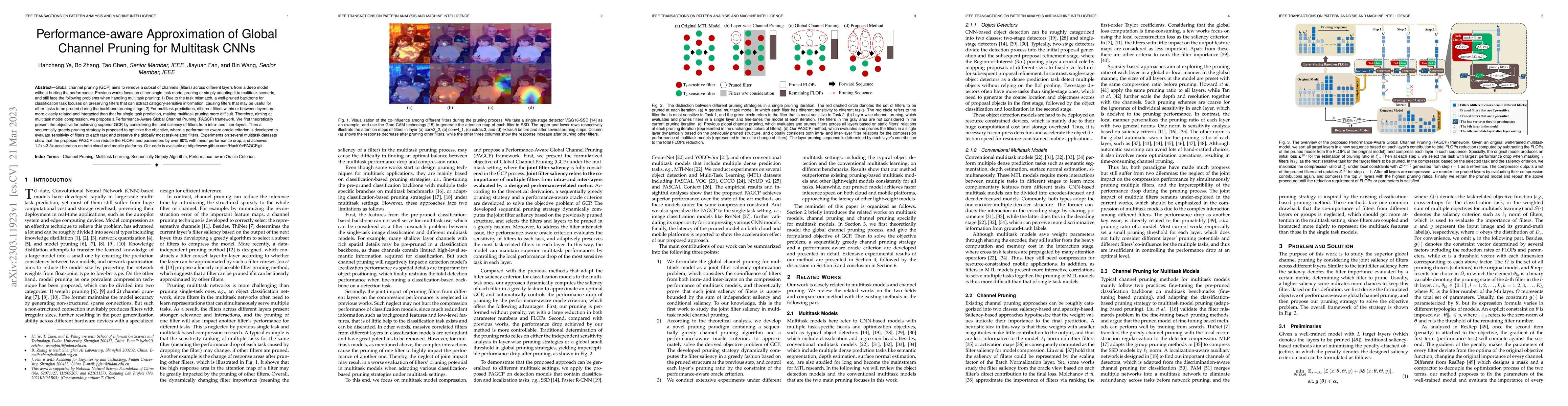 Thumbnail for Performance-aware Approximation of Global Channel Pruning for Multitask
  CNNs