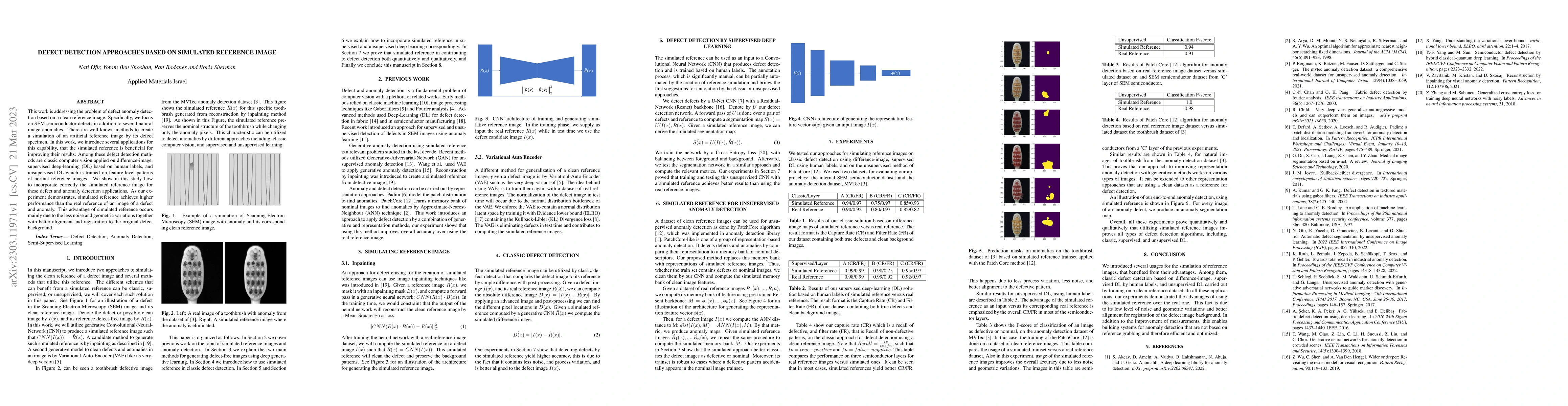 Thumbnail for Defect Detection Approaches Based on Simulated Reference Image
