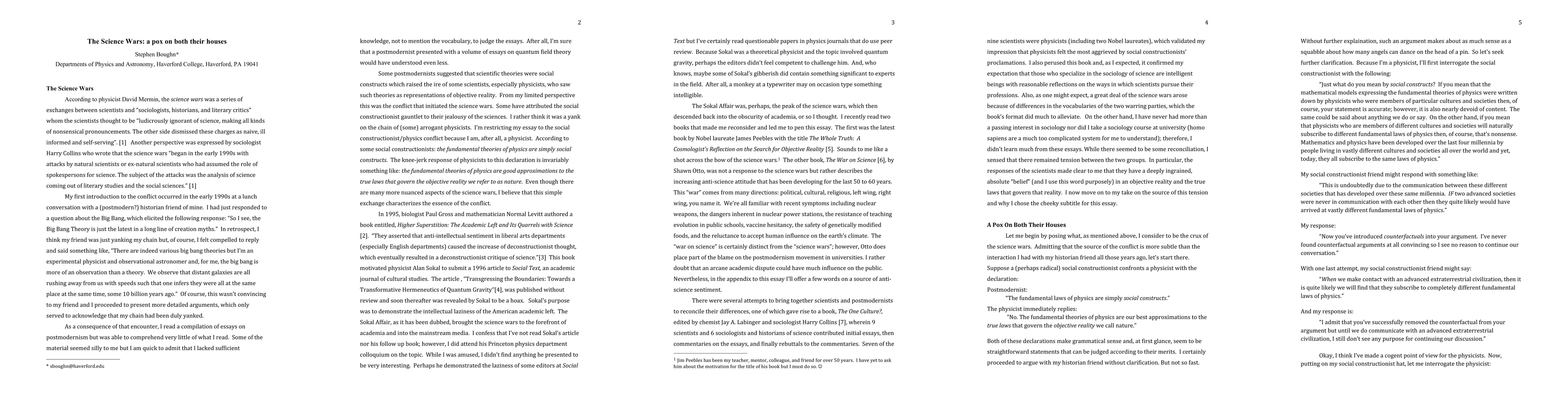 Thumbnail for The Science Wars: a pox on both their houses