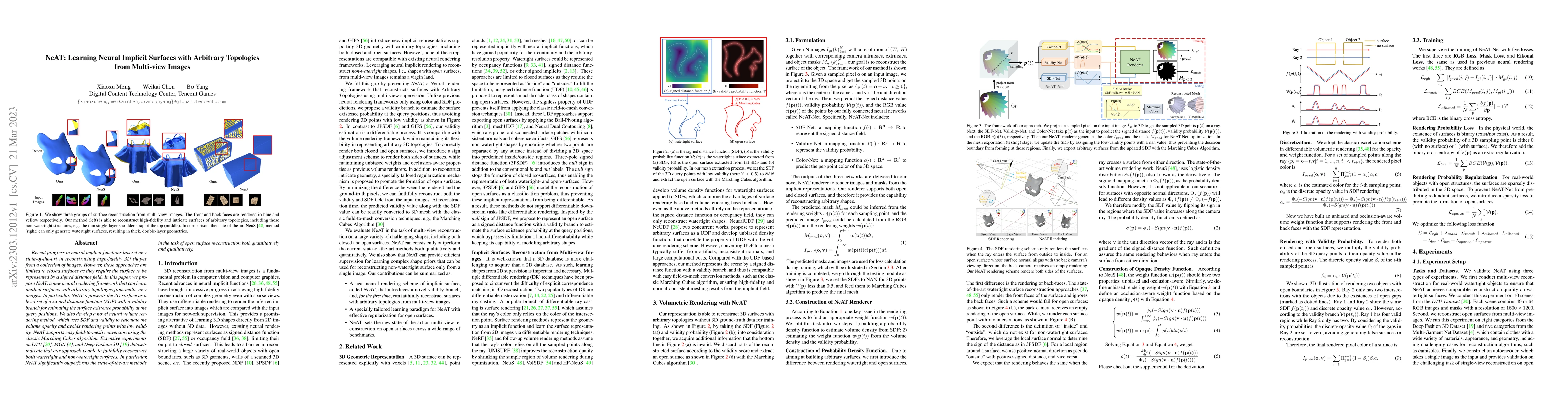Thumbnail for NeAT: Learning Neural Implicit Surfaces with Arbitrary Topologies from
  Multi-view Images